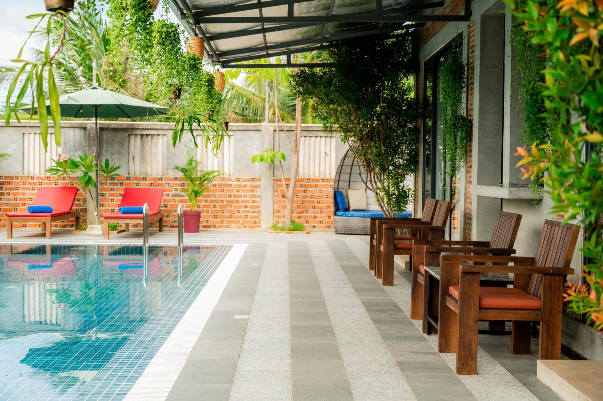 Отель Kampot Sweet Boutique Экстерьер фото